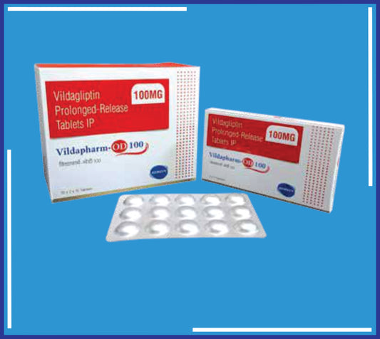 Vildapharm-Od 100 Tab ( Vildagliptin 100Mg ) pack 10x2x15 by Kemsyn