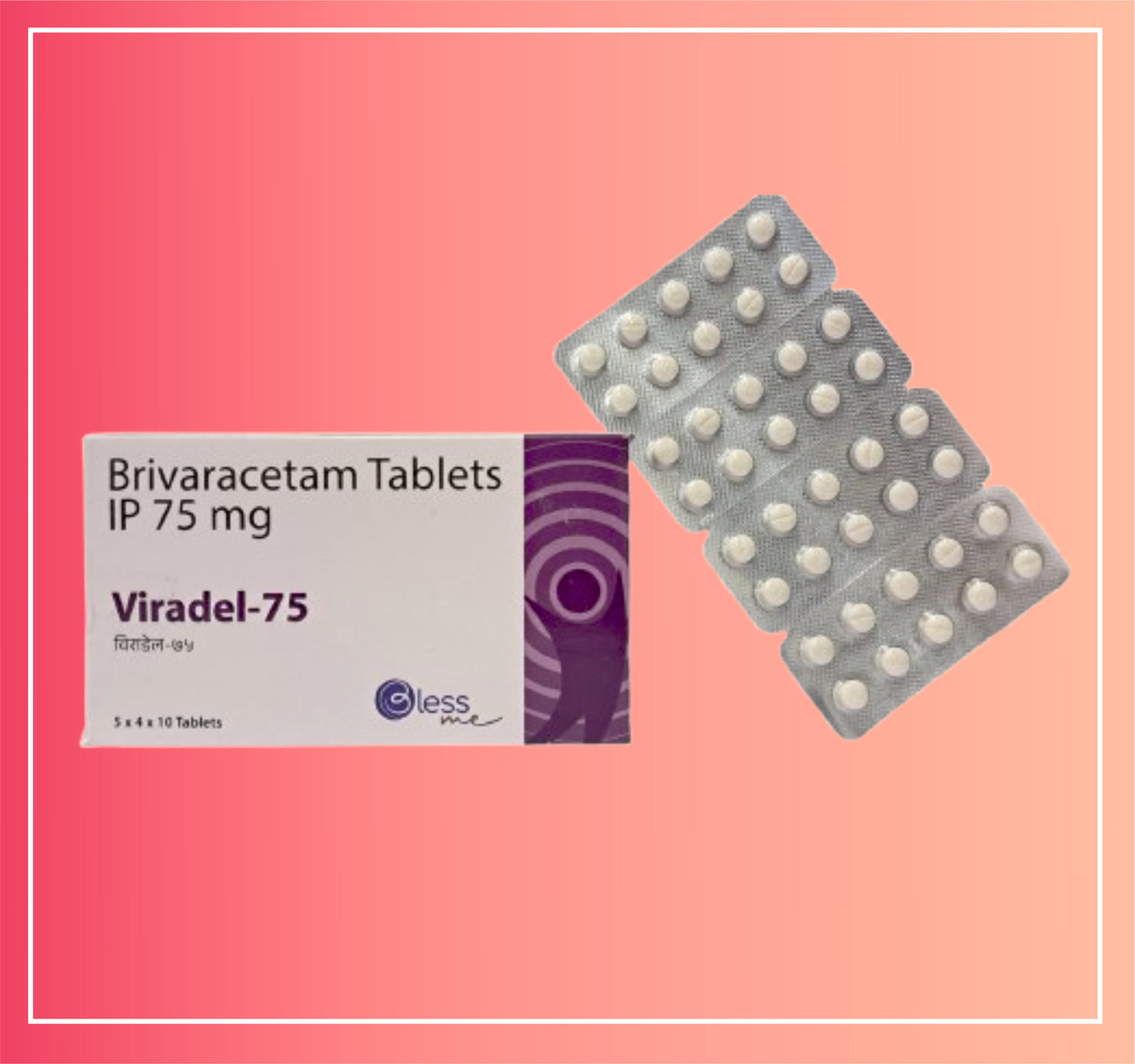 Brivaracetam 75 {Rate of 10 Tab} by Dellwich