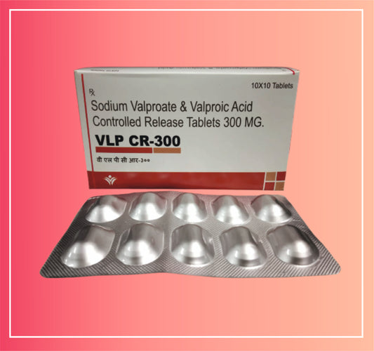 Sodium Valproate 201, Valproic Acid 87 (Cr) {Rate of 10 Tab}by Dellwich