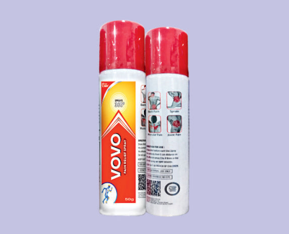 VOVO SPRAY 50GM ( Diclofenac Sodium 50mg ) by Elder