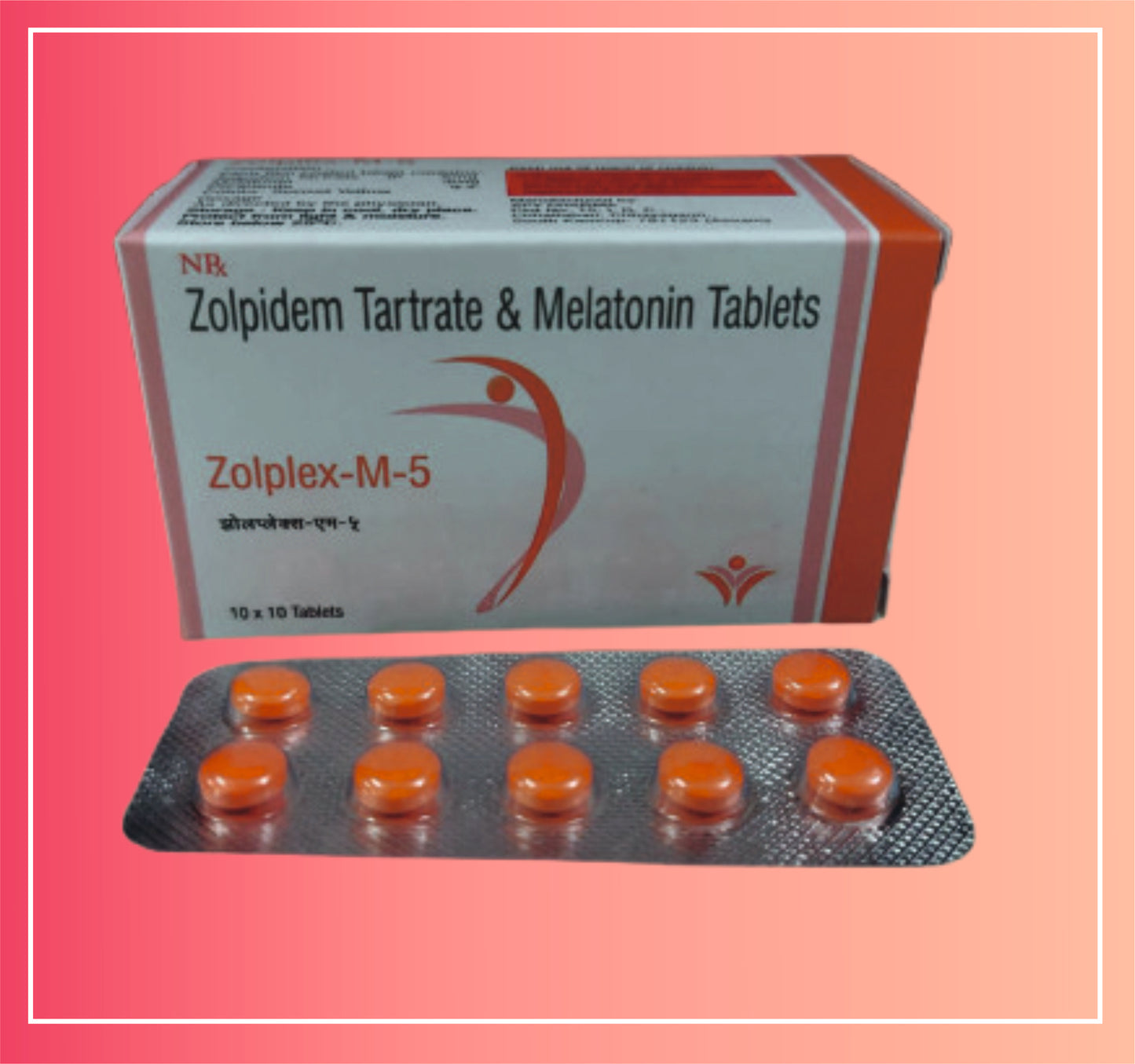 Zolpidem Tartrate 5, Melatonin 3  {Rate of 10 Tab} by Dellwich