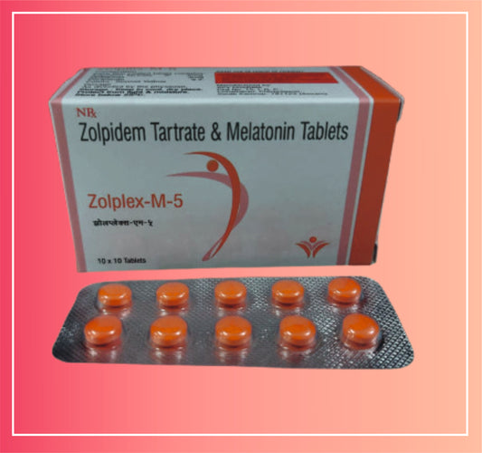 Zolpidem Tartrate 5, Melatonin 3  {Rate of 10 Tab} by Dellwich