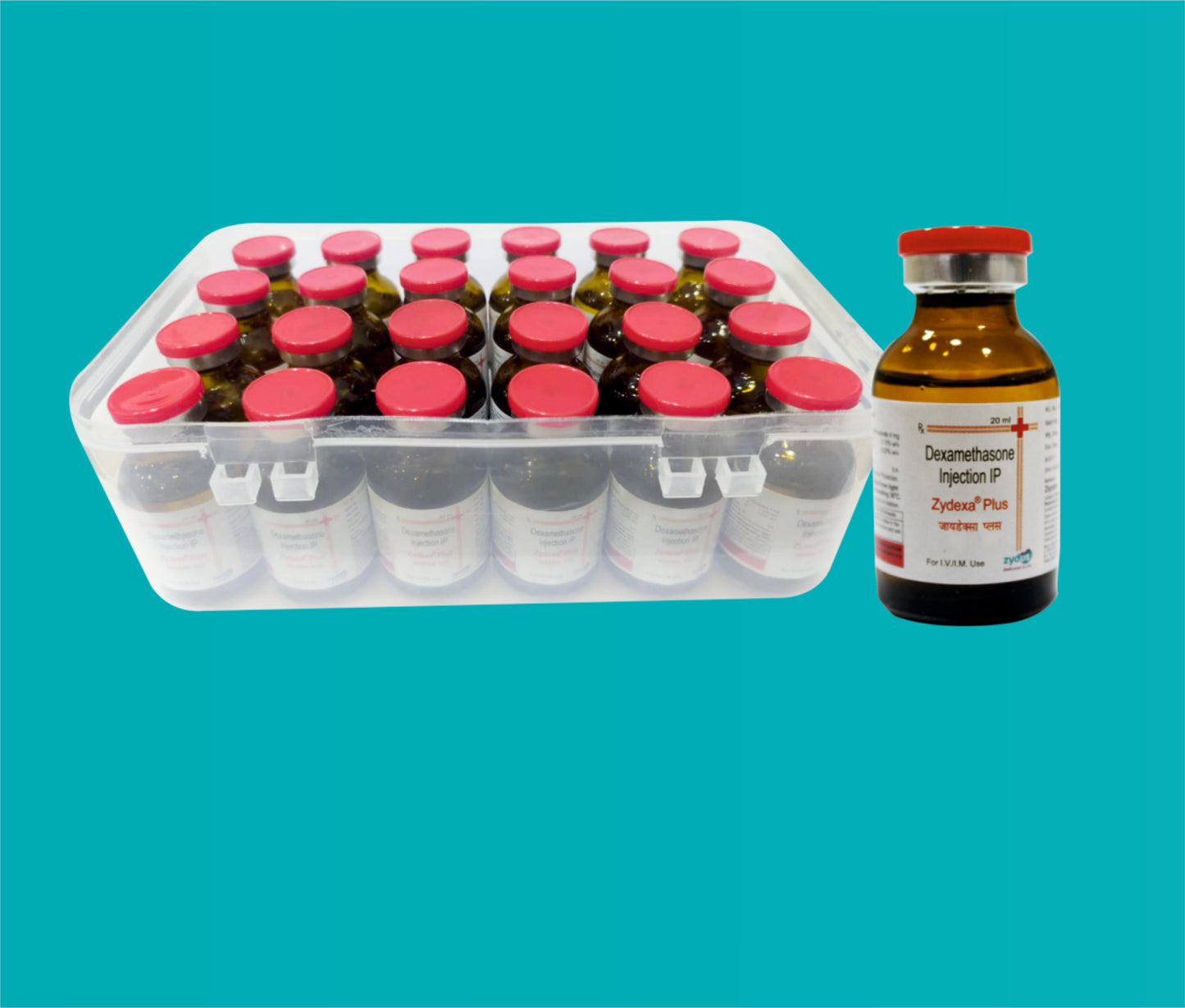 ZYDEXA PLUS INJ 20 ML. 20ml ( Dexamethasone Sodium Phosphate -4 mg ) by Zydus