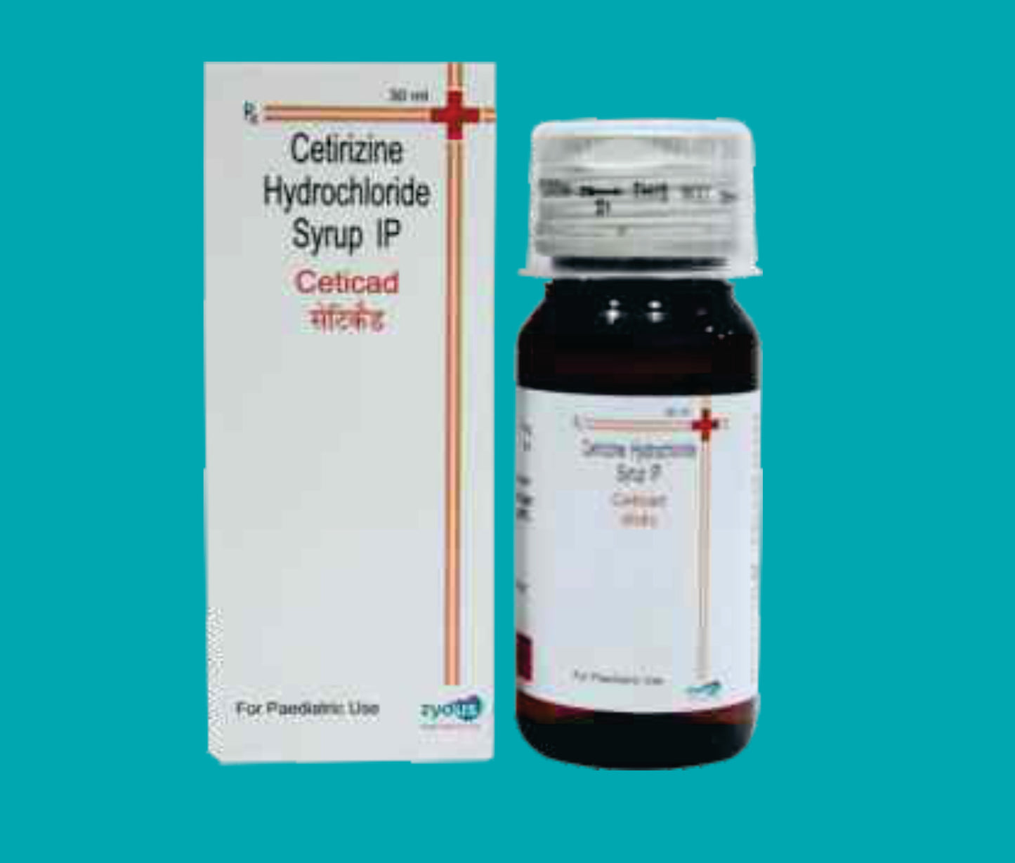 Ceticad Susp. 30ml. Cetirizine 5 Mg by zydus