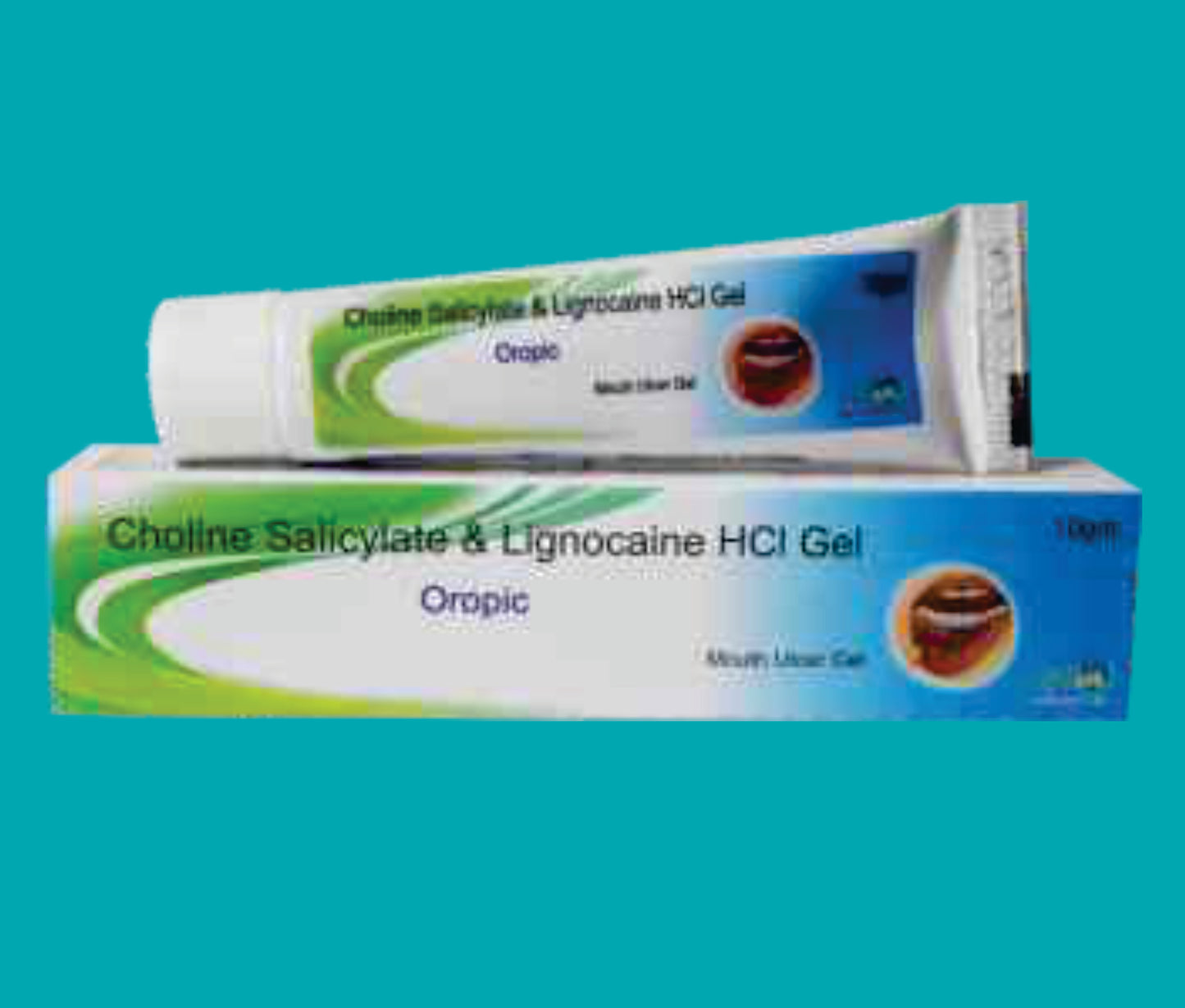 Oropic Mouth Ulcer Gel 10gm Choline Salicylate 8.7% W/W + Lignocaine Hydrochloride 2% W/W by zydus