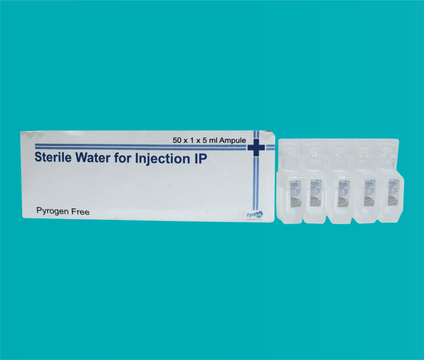 Water For Injection 5ML Water For Injection 5 Ml. by zydus