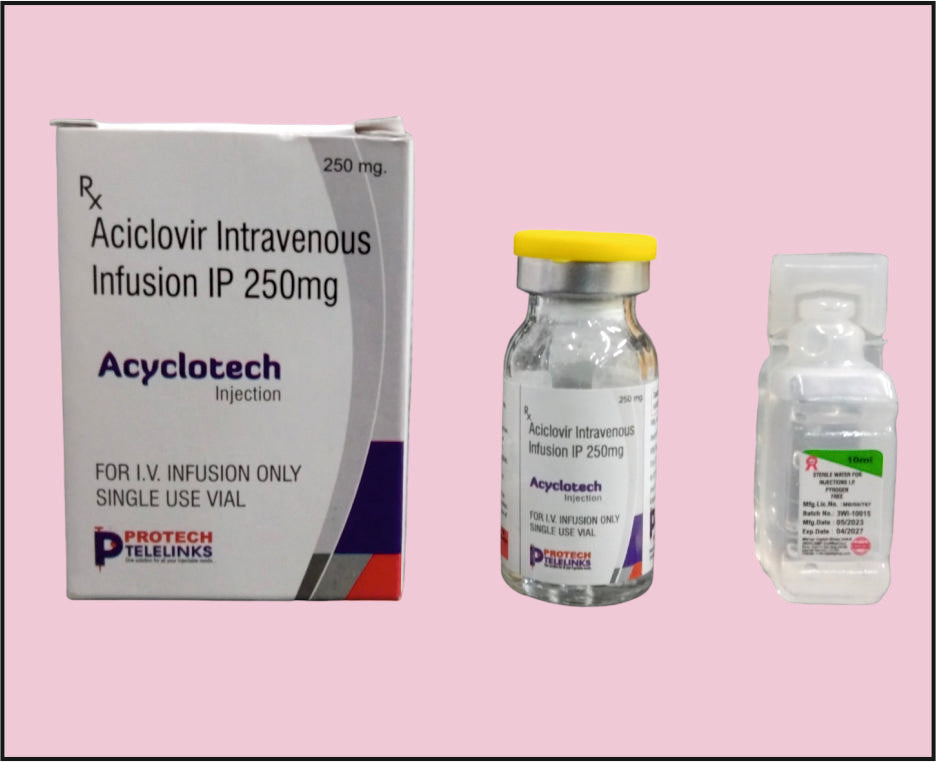 ACYCLOTECH 250 MG VIAL ( Acyclovir (250Mg) ) by Protech