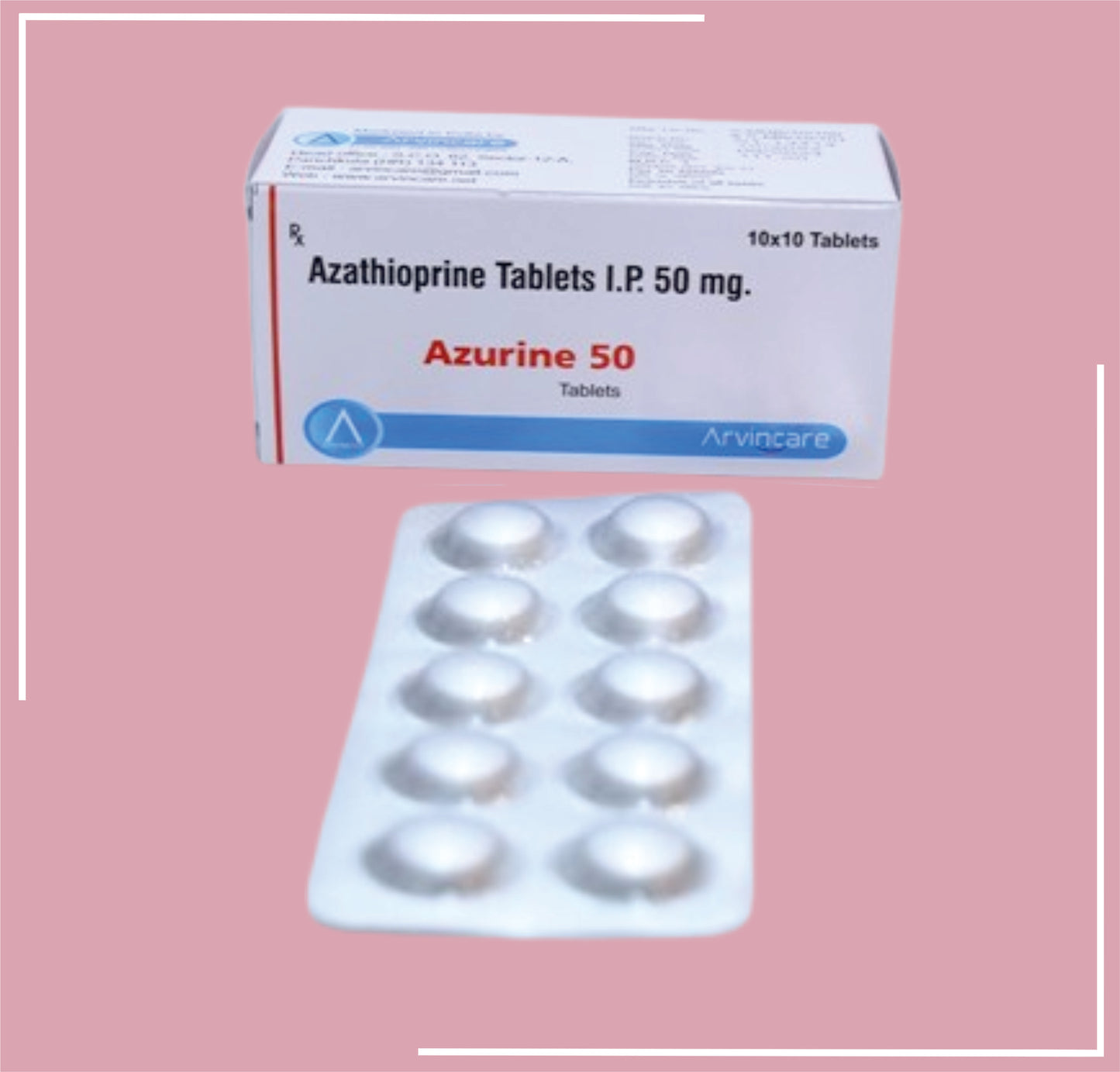 Azathioprine 50Mg (Azurine) 10X10 (Azathioprine 50 Mg Tablet by Arvincare