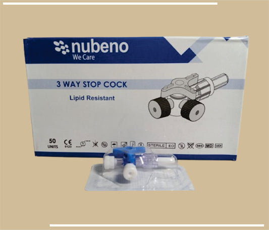 NUBENO 3 WAY STOP COCK (3 WAY) SOFT BLISTER by Nubeno