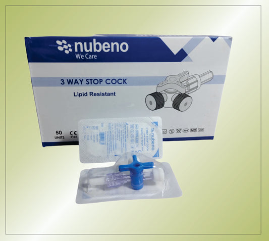NUBENO 3 WAY STOP COCK (BLISTER PACK)  by Nubeno