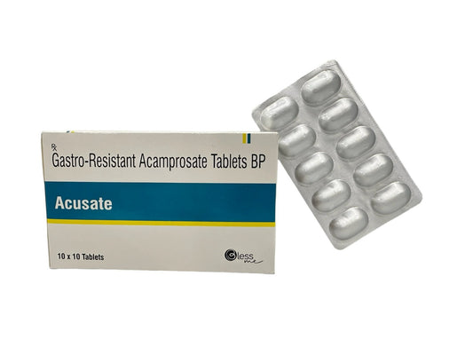 Acamprosate Calcium 333 {Rate of 10 Tab} by Dellwich