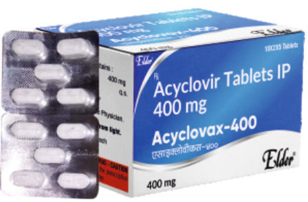 ACLOVIR  800 TABS 10'S 10'S ( Acyclovir 200 MG ) by Elder