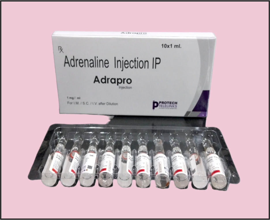 ADRAPRO-1ML (1 ML) ADRENALINE BITARTRATE 1 ML by Protech