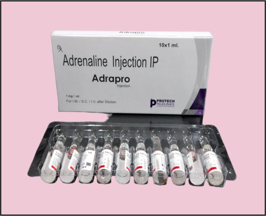 ADRAPRO-1ML (1 ML) ADRENALINE BITARTRATE 1 ML by Protech