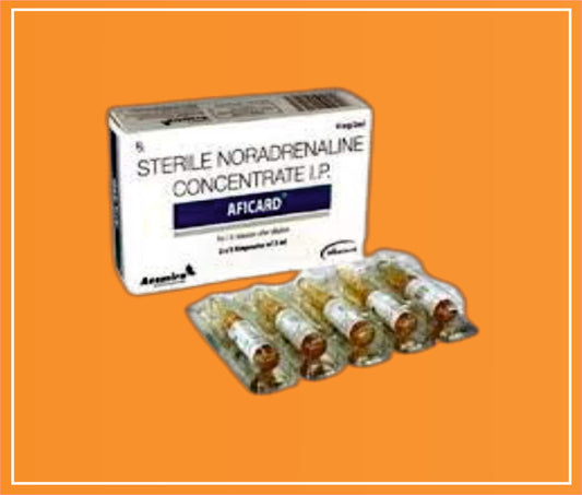 Aficard 4Mg/2Ml  ( Norepinephrine (4Mg/2Ml) ) by Naprod