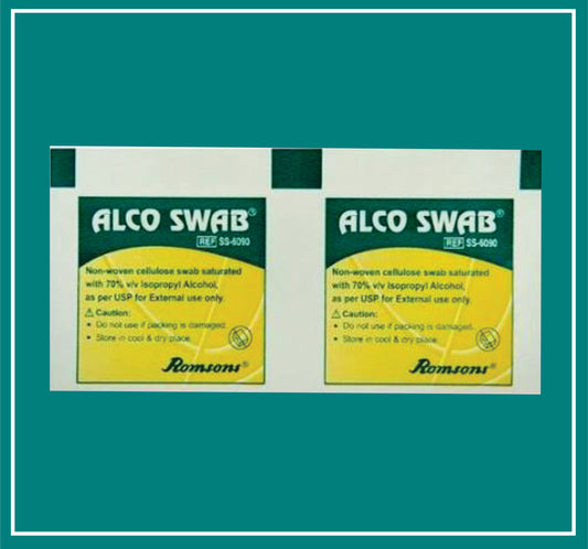 ALCO SWAB (Alcohol Prep Swab / Wipe) by Romson