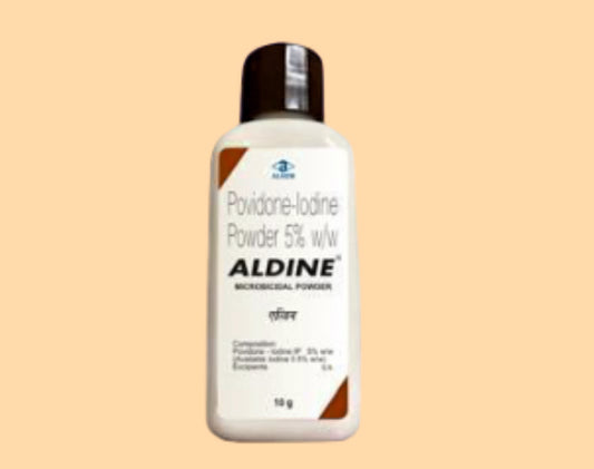 Aldine Ointment 10 Gm pack 10G ( Povidone Iodine  5% W/W Ointment (10G) ) by Alkem1