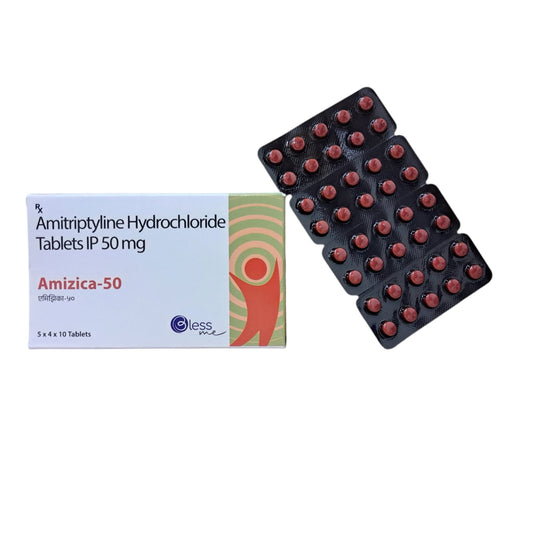 Amitriptyline Hcl 50 {Rate of 10 Tab} by Dellwich