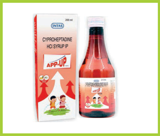 APP-UP 200ML ( Cyproheptadine 2 mg/5 ml ) by Intas