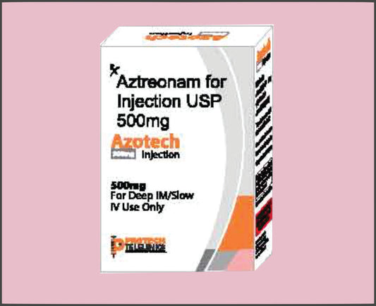 AZOTECH 250 (TUBULAR VIAL) AZTREONAM 250 MG by Protech