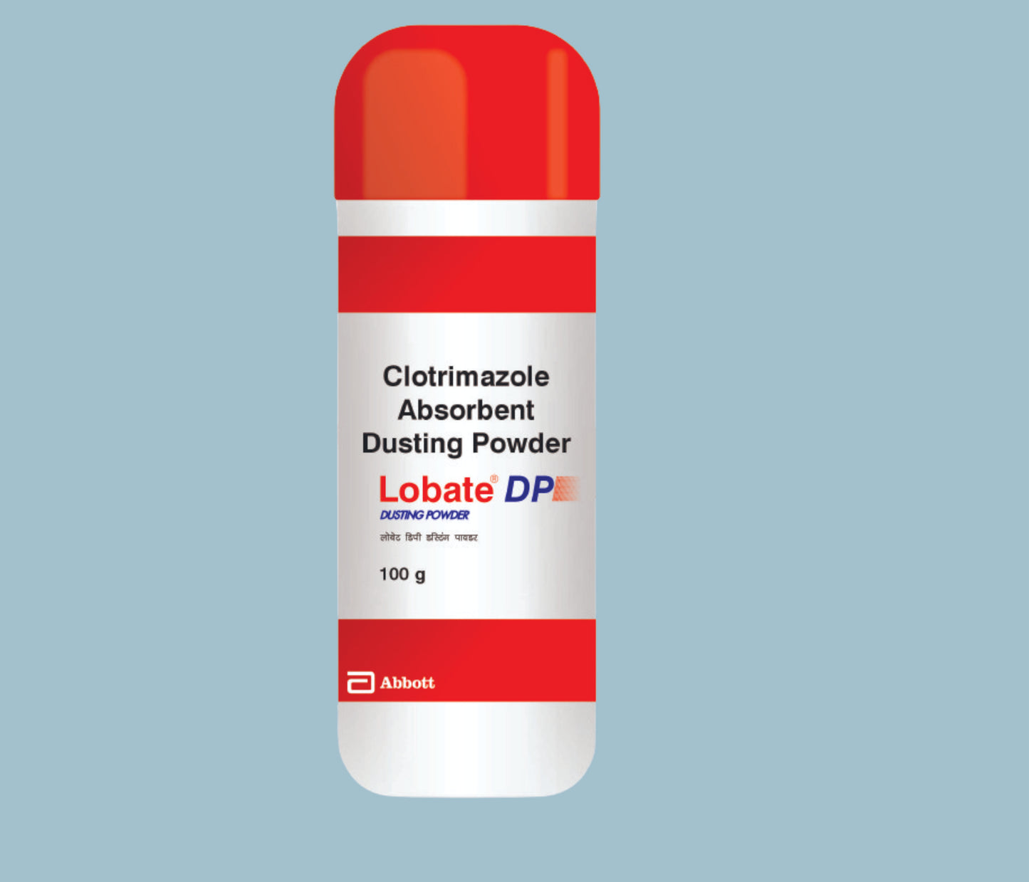 Lobate DP Powder 100gm Clotrimazole 1% w/w by Abbott