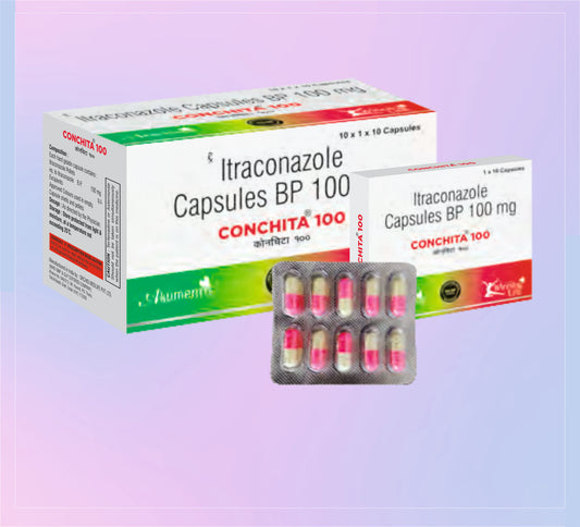 CONCHITA 100 CAPS (BL) (10X1X10) Itraconazole 100 Mg by Akumentis