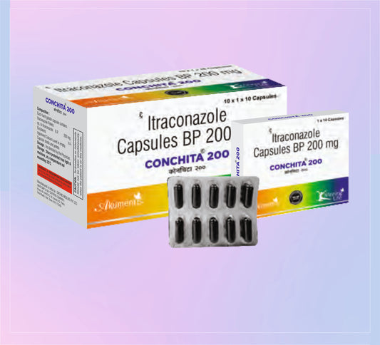 CONCHITA 200 CAPS (BL) (10X1X10) Itraconazole 200 Mg by Akumentis