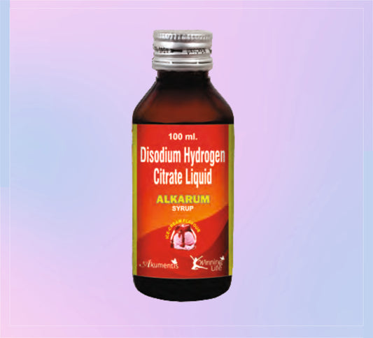 ALKARUM 100 ML SYRUP (1X100ML) Disodium Hydrogen Citrate 1.25 G by Akumentis