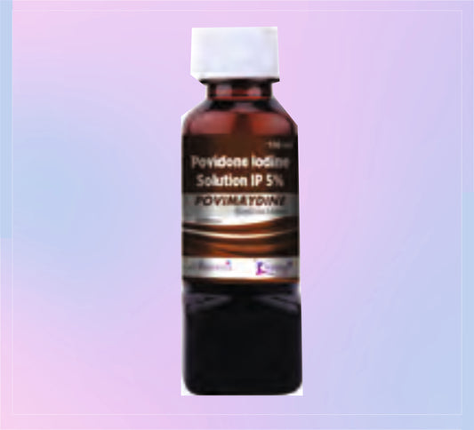 POVIMAYDINE 100ML (1X100ML) Povidone Iodine 5% W/W by Akumentis