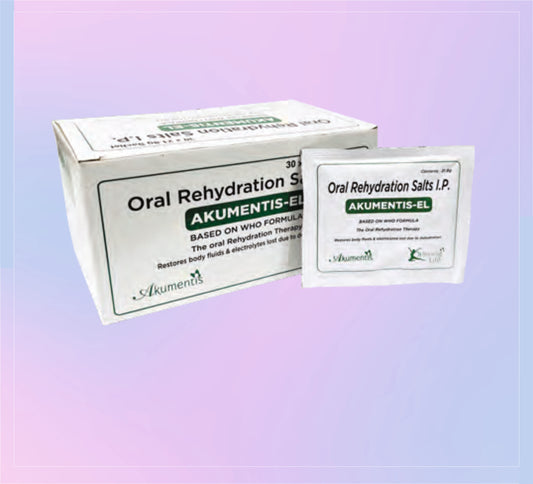 AKUMENTIS EL ORS (ORANGE) (1X200 ML) Sodium Chloride 0.52 G + Potassium Chloride 0.30 G + Sodium Citrate 0.58 G + Dextrose Anhydrous 2.7 G (Per 200 Ml) by Akumentis