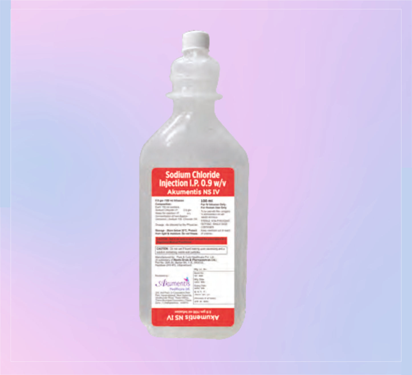 Akumentis Ns Iv 100 Ml 1x100ML Sodium Chloride 0.9 % by Akumentis
