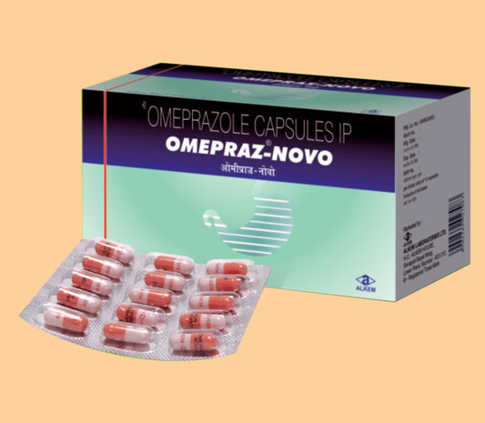 Omepraz Novo (15'S) 15'sOmeprazole 20 Mg Capsules by Alkem