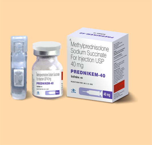 Prednikem 40 (Vial) VialMethylprednisolone Ip 40Mg by Alkem