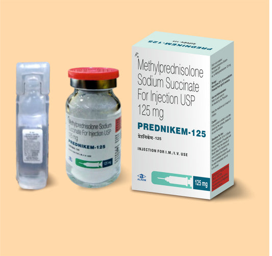 Prednikem 125 (Vial) VialMethylprednisolone Ip 125Mg by Alkem