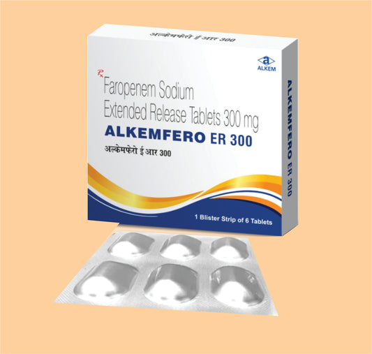 ALKEMFERO ER 300 TABLET (6's) Faropenem 300 mg Extended Release by Alkem