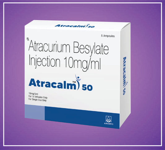 Atracalm 5 ( Atracurium besylate 10 mg /ml  ) by Aristo