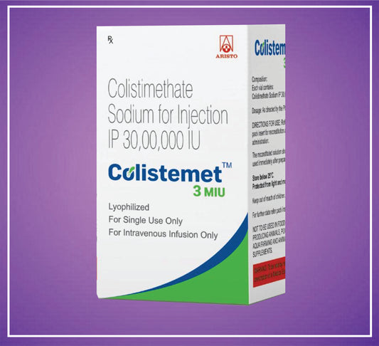 COLISTIMET 3 M IU  ( Colistimethate sodium for injection ) by Aristo