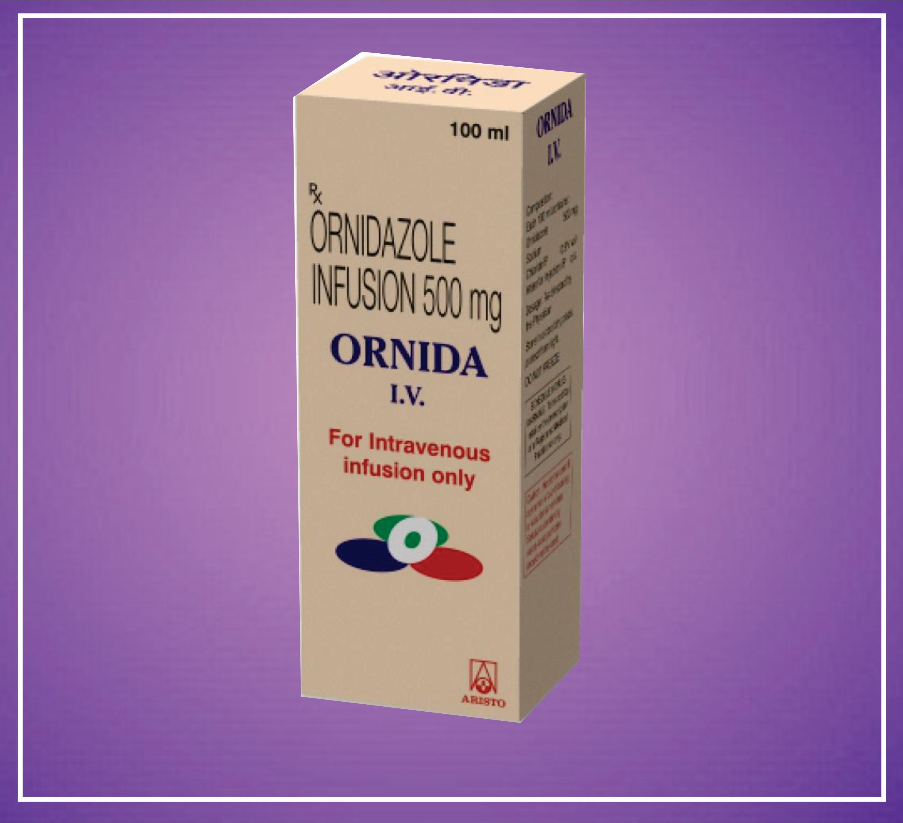 ORNIDA 500mg ( Ornidazole sodium chloride ) by Aristo – IshwarPharma