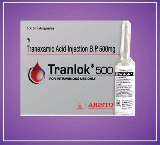 TRANLOK 500mg/5ml ( Tranexamic Acid 500mg  ) by Aristo