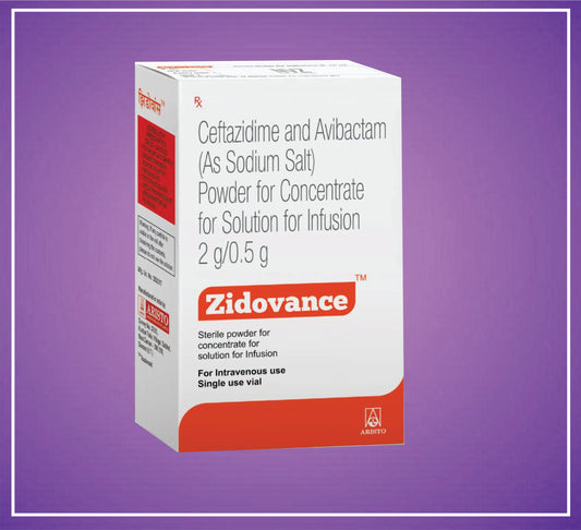ZIDOVANCE 2.5 gm ( Avibactum + Ceftazidium  ) by Aristo