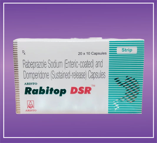 Rabitop DSR Cap (Strip) (20x10) Rabeprazole 20mg + Domperidone 30mg SR by Aristo