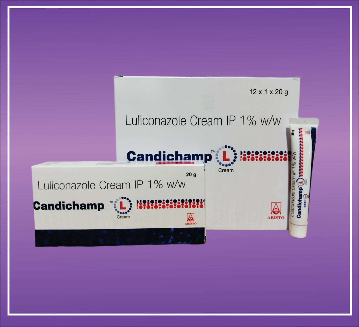 Aristo Candichamp L Cream (20g) Luliconazole 1% w/w by Aristo