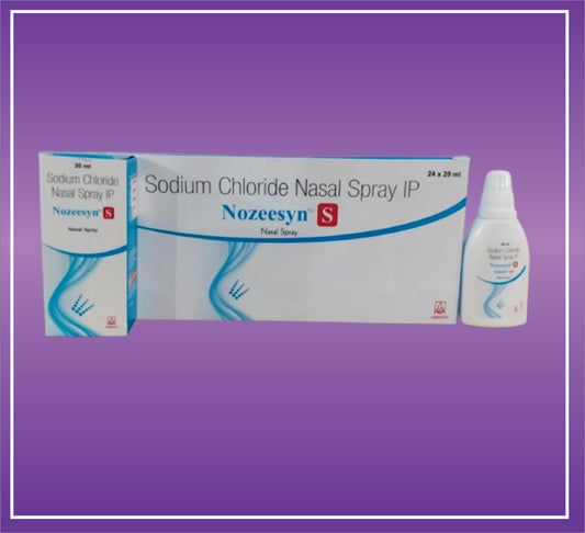 Nozeesyn-S Nasal Spray (20ml) Sodium Chloride (Saline) 0.65% by Aristo