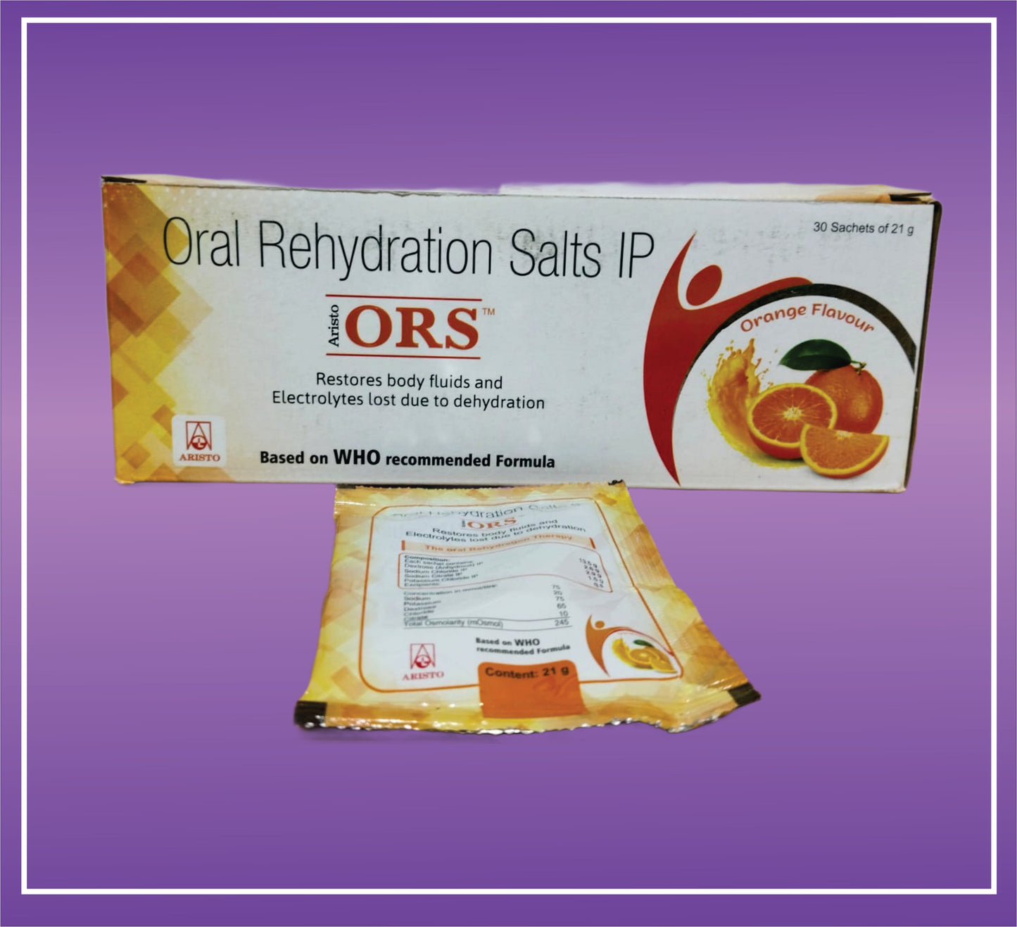Aristo ORS Sachet (21Gm) Ors Sachet 21 Gm by Aristo