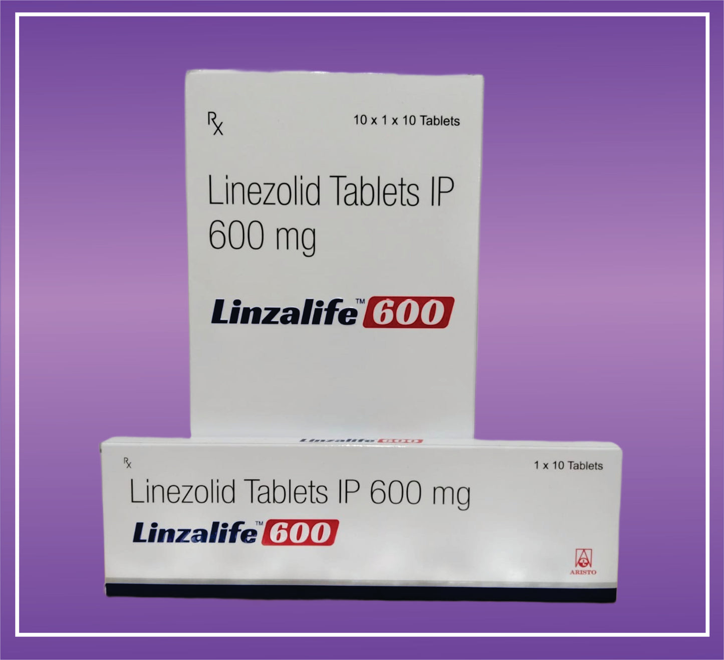 Linzalife 600 Tab (10x10) Linezolid 600mg Tab by Aristo