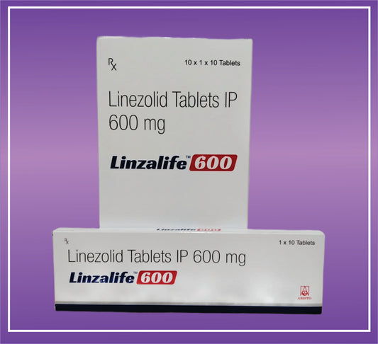 Linzalife 600 Tab (10x10) Linezolid 600mg Tab by Aristo