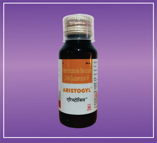 Aristrogyl Suspension (60ml) Metronidazole Benzoate 200mg by Aristo