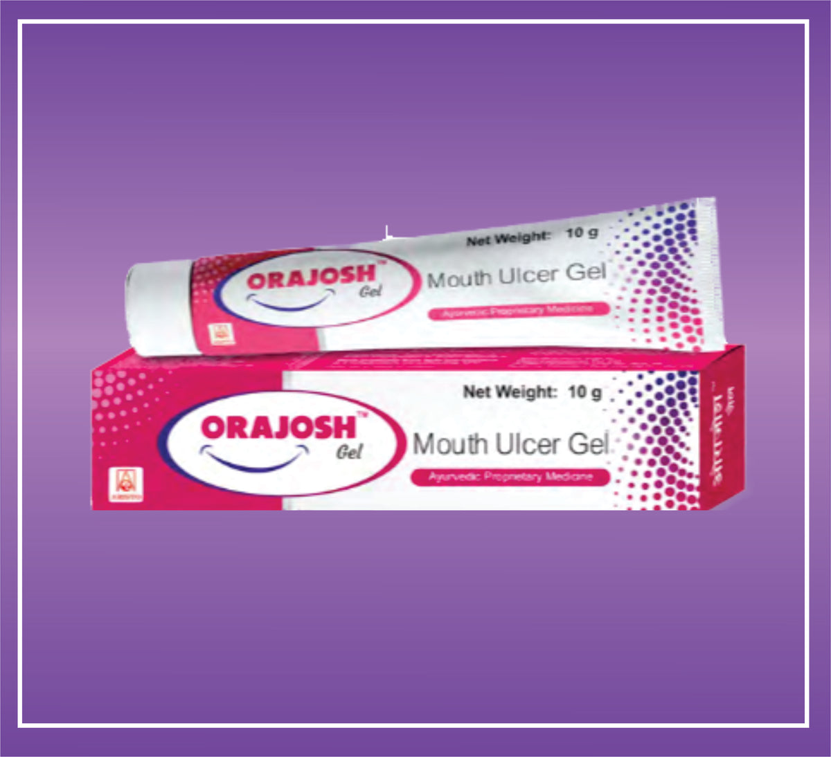 Orajosh Gel (10gm) Ayurvedic Formulation (Mouth Ulcer Gel) by Aristo