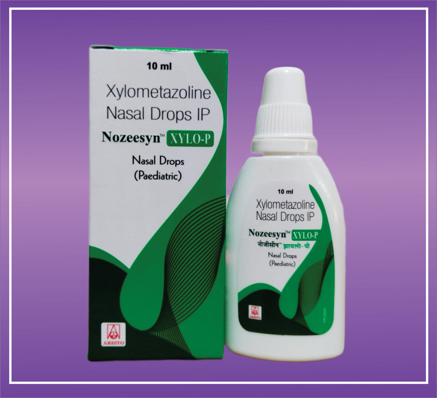 Nozeesyn-P Xylo Nasal Spray (100ml) Xylometazoline 0.05% Nasal Spray (Pediatric) by Aristo