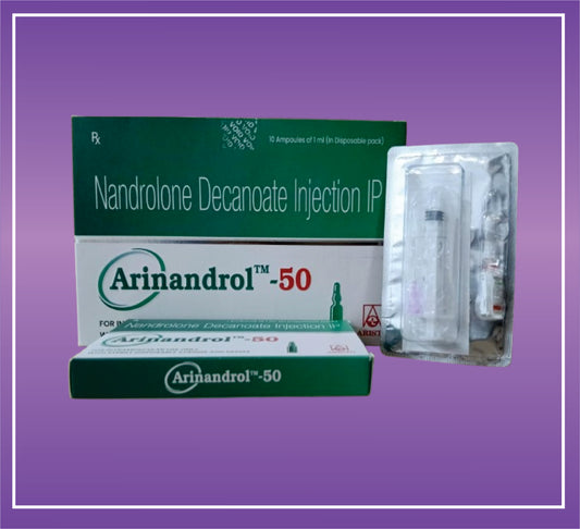 Arinandrol 50mg Injection  (Pack) Nandrolone Decanoate 50 mg Inj by Aristo